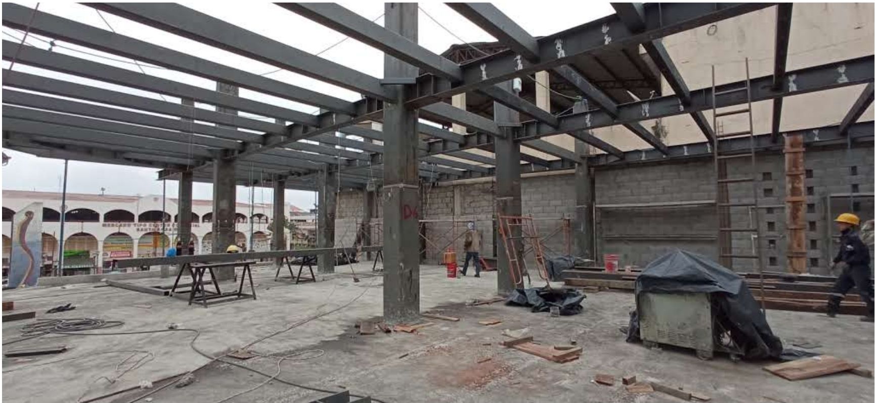 Civil works on site